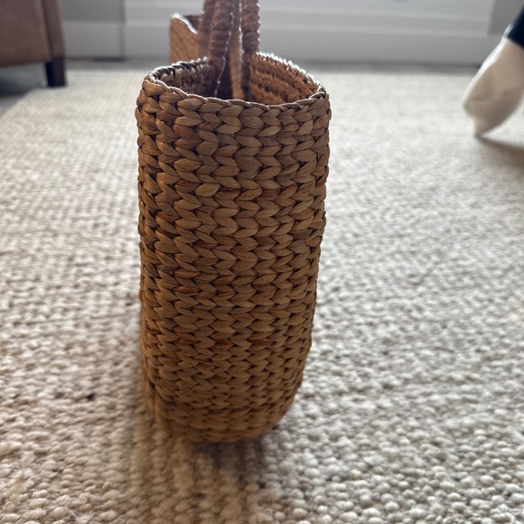 Large straw tote / purse - Picture 5 of 6